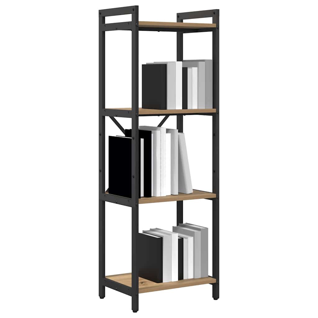 Bücherregal Eiche handwerklich 40 x 30 x 118 cm Holzwerkstoff