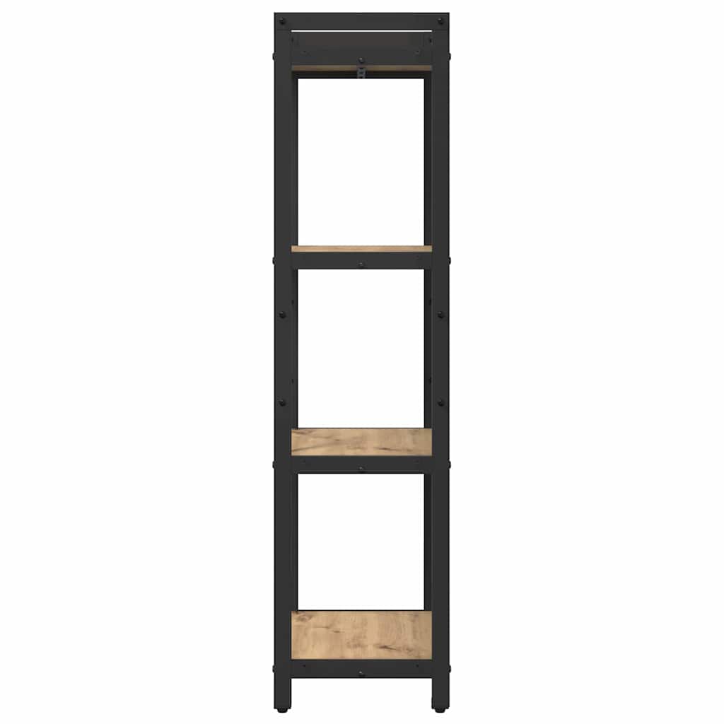 Bücherregal Eiche handwerklich 40 x 30 x 118 cm Holzwerkstoff
