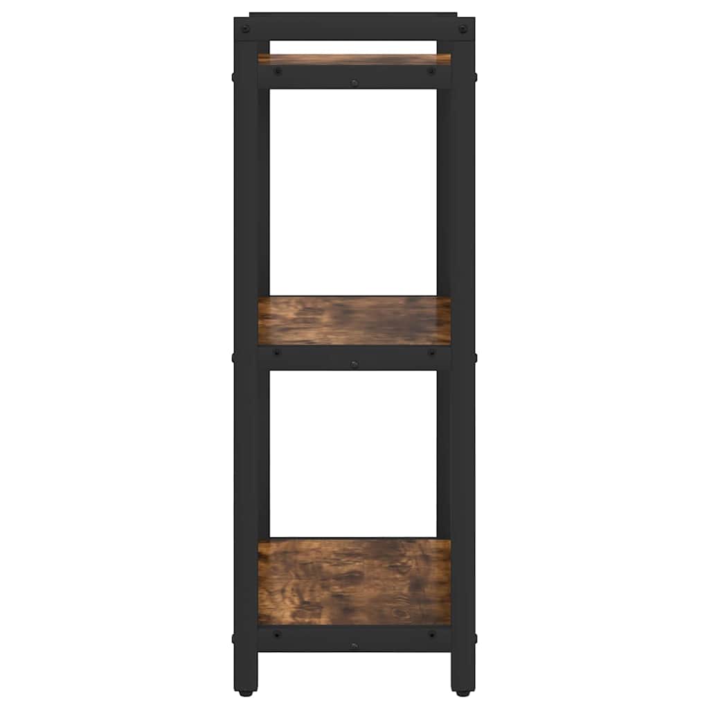 Bücherregal Räuchereiche 40 x 30 x 83 cm Holzwerkstoff