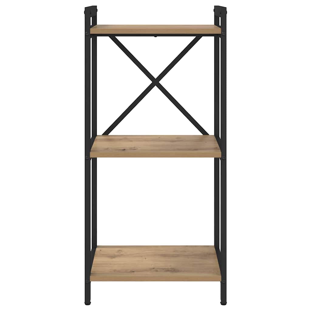 Bücherregal Eiche handwerklich 40 x 30 x 83 cm Holzwerkstoff