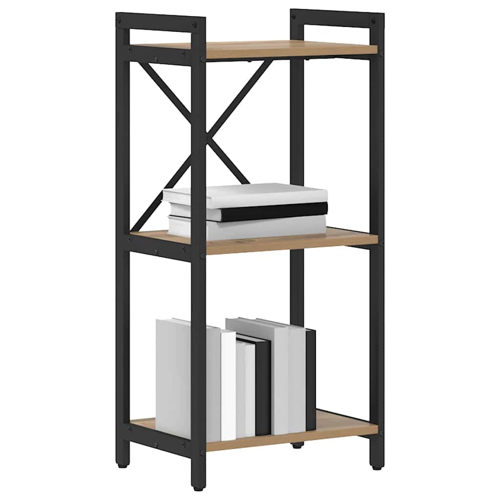 Bücherregal Eiche handwerklich 40 x 30 x 83 cm Holzwerkstoff