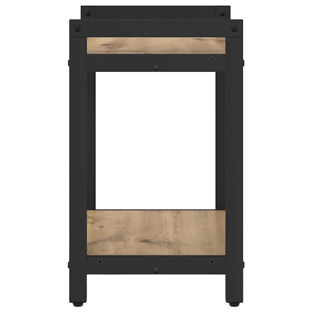 Bücherregal Eiche handwerklich 40 x 30 x 48,5 cm Holzwerkstoff