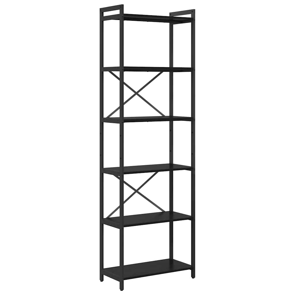 Bücherregal Schwarze Eiche 60 x 30 x 188 cm Holzwerkstoff