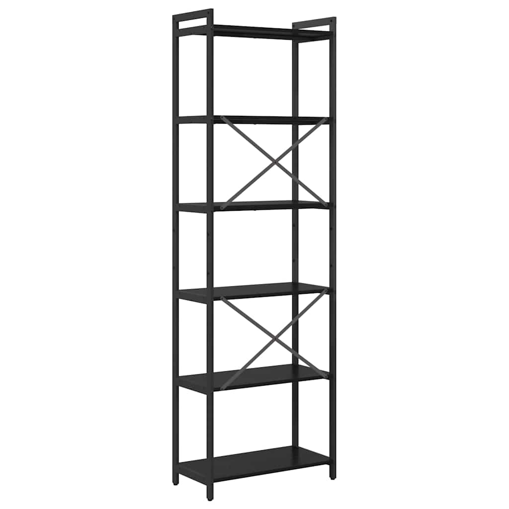 Bücherregal Schwarze Eiche 60 x 30 x 188 cm Holzwerkstoff