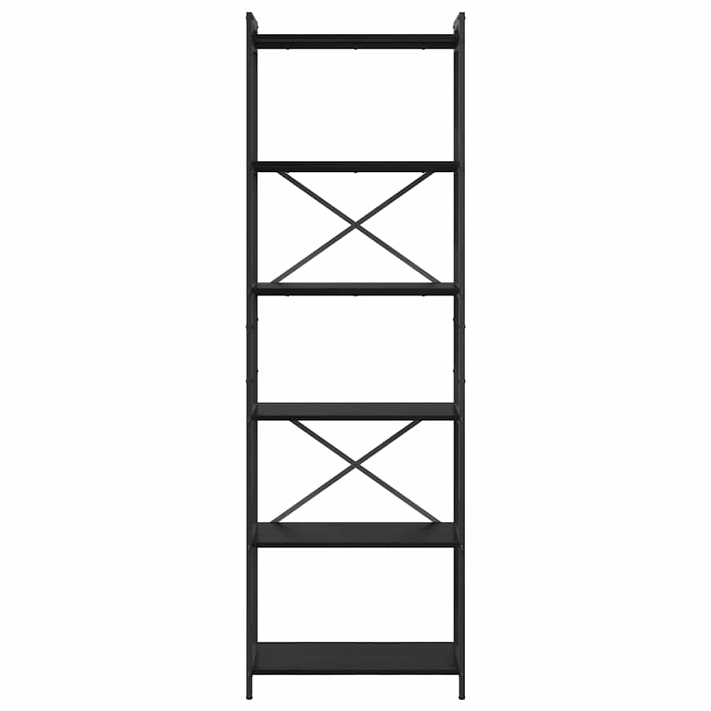 Bücherregal Schwarze Eiche 60 x 30 x 188 cm Holzwerkstoff