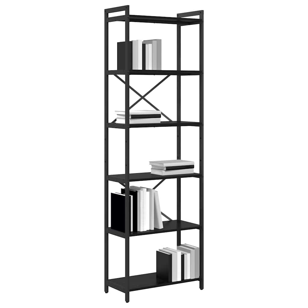 Bücherregal Schwarze Eiche 60 x 30 x 188 cm Holzwerkstoff