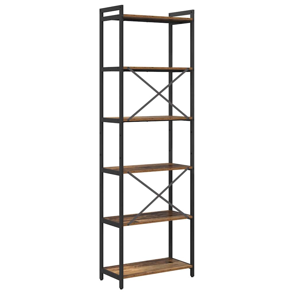 Bücherregal Altholz 60 x 30 x 188 cm Holzwerkstoff