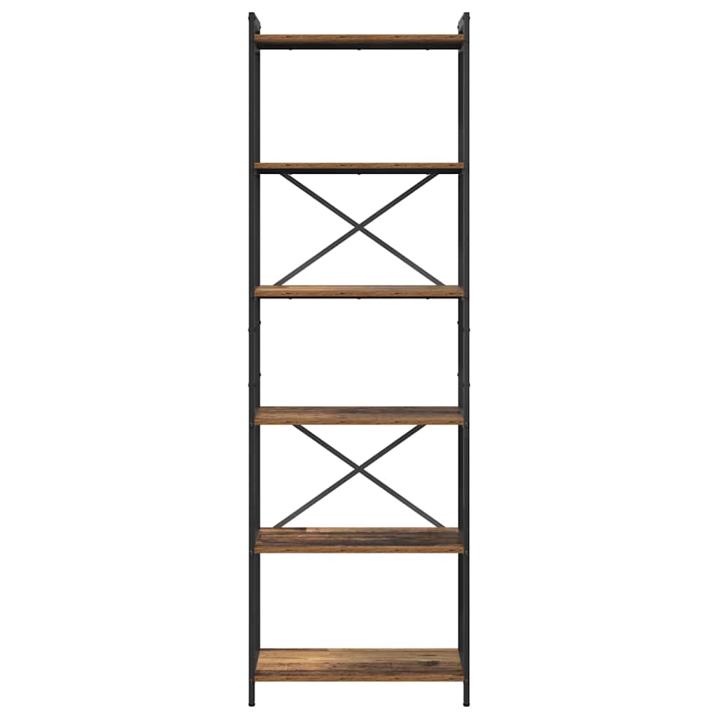 Bücherregal Altholz 60 x 30 x 188 cm Holzwerkstoff