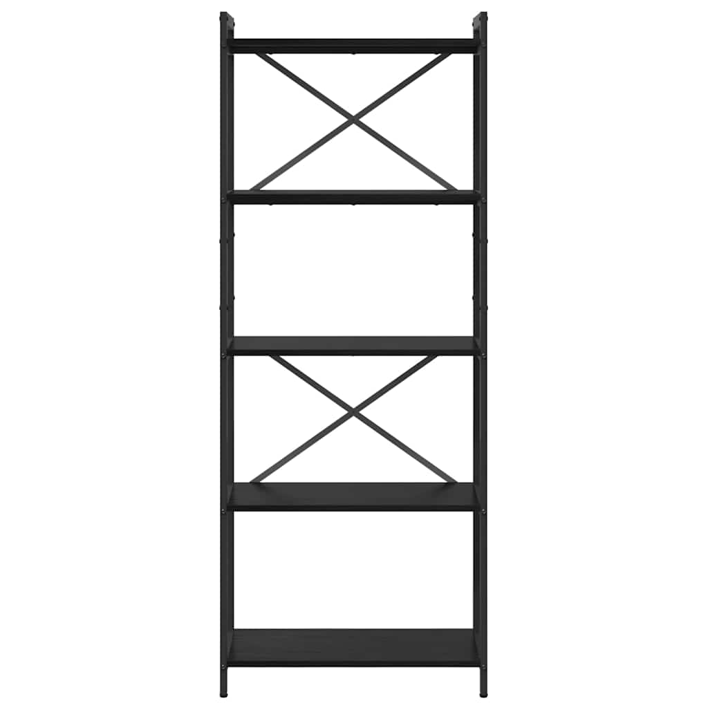 Bücherregal Schwarze Eiche 60 x 30 x 153 cm Holzwerkstoff