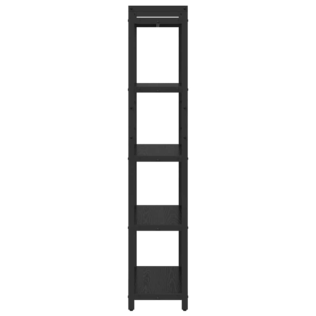 Bücherregal Schwarze Eiche 60 x 30 x 153 cm Holzwerkstoff