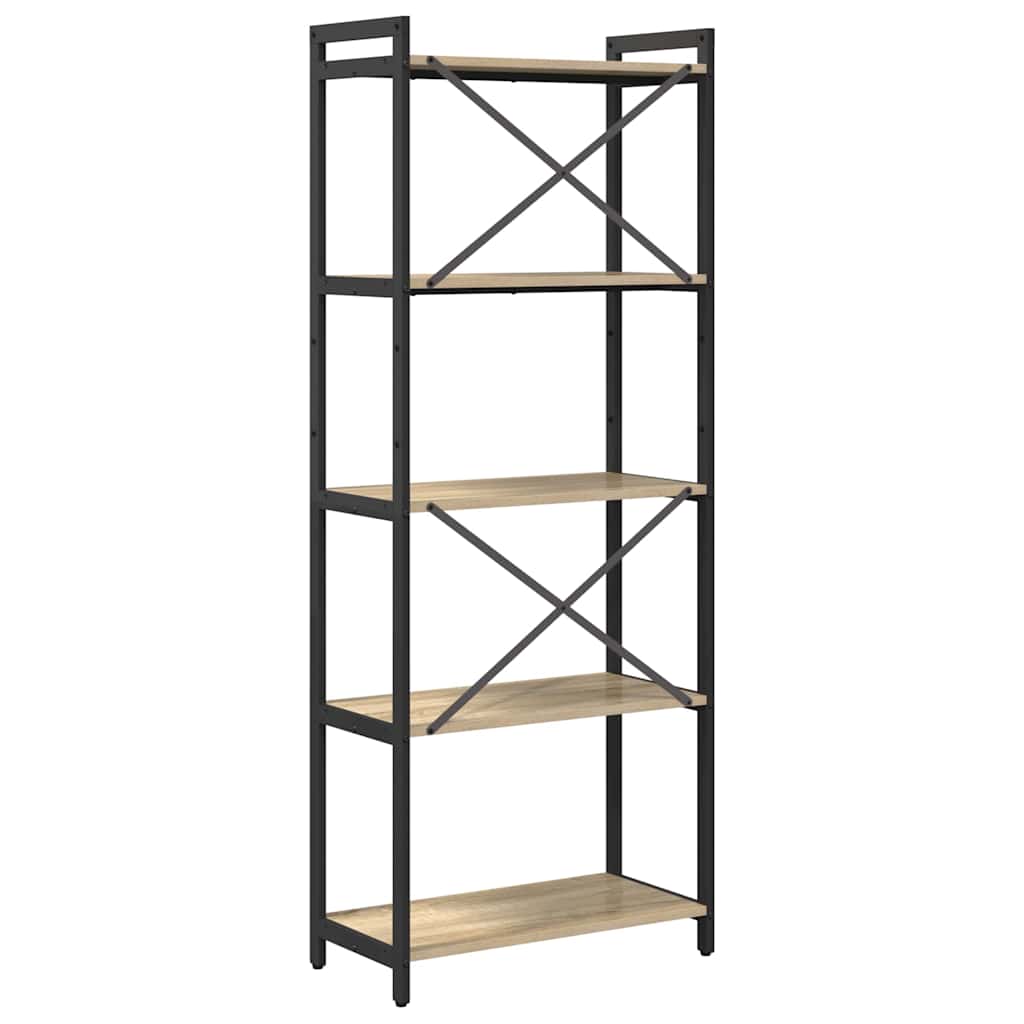 Bücherregal Sonoma Eiche 60 x 30 x 153 cm Holzwerkstoff