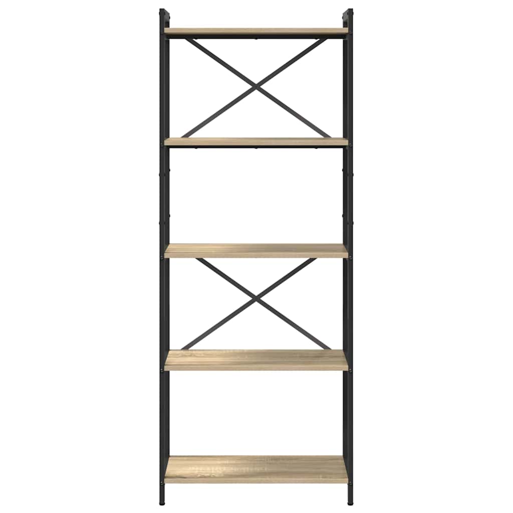 Bücherregal Sonoma Eiche 60 x 30 x 153 cm Holzwerkstoff