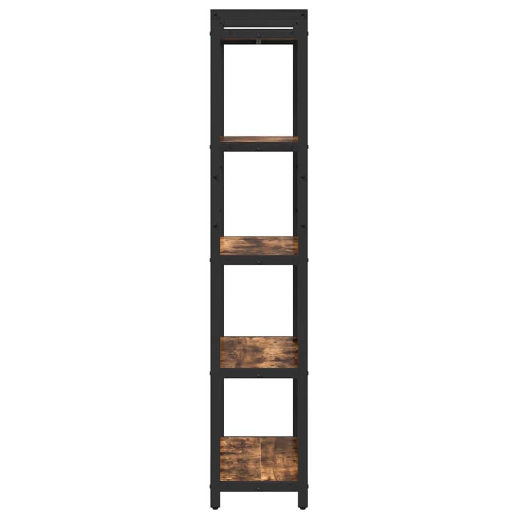 Bücherregal Räuchereiche 60 x 30 x 153 cm Holzwerkstoff