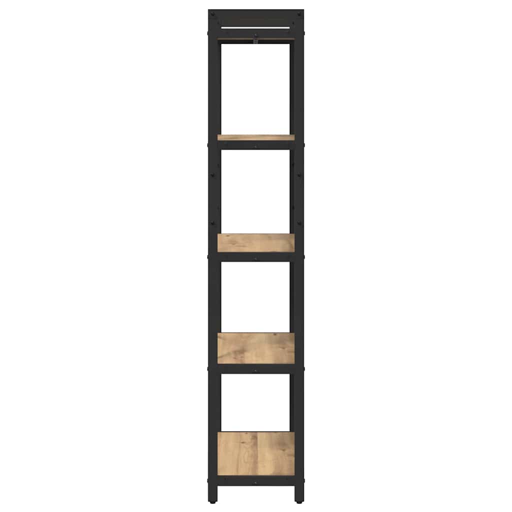 Bücherregal Eiche handwerklich 60 x 30 x 153 cm Holzwerkstoff