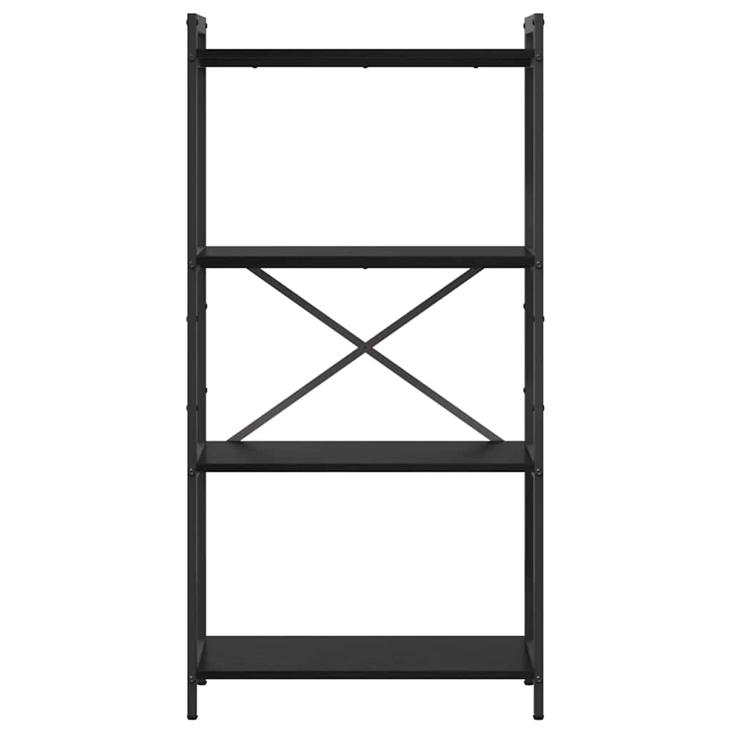 Bücherregal Schwarze Eiche 60 x 30 x 118 cm Holzwerkstoff