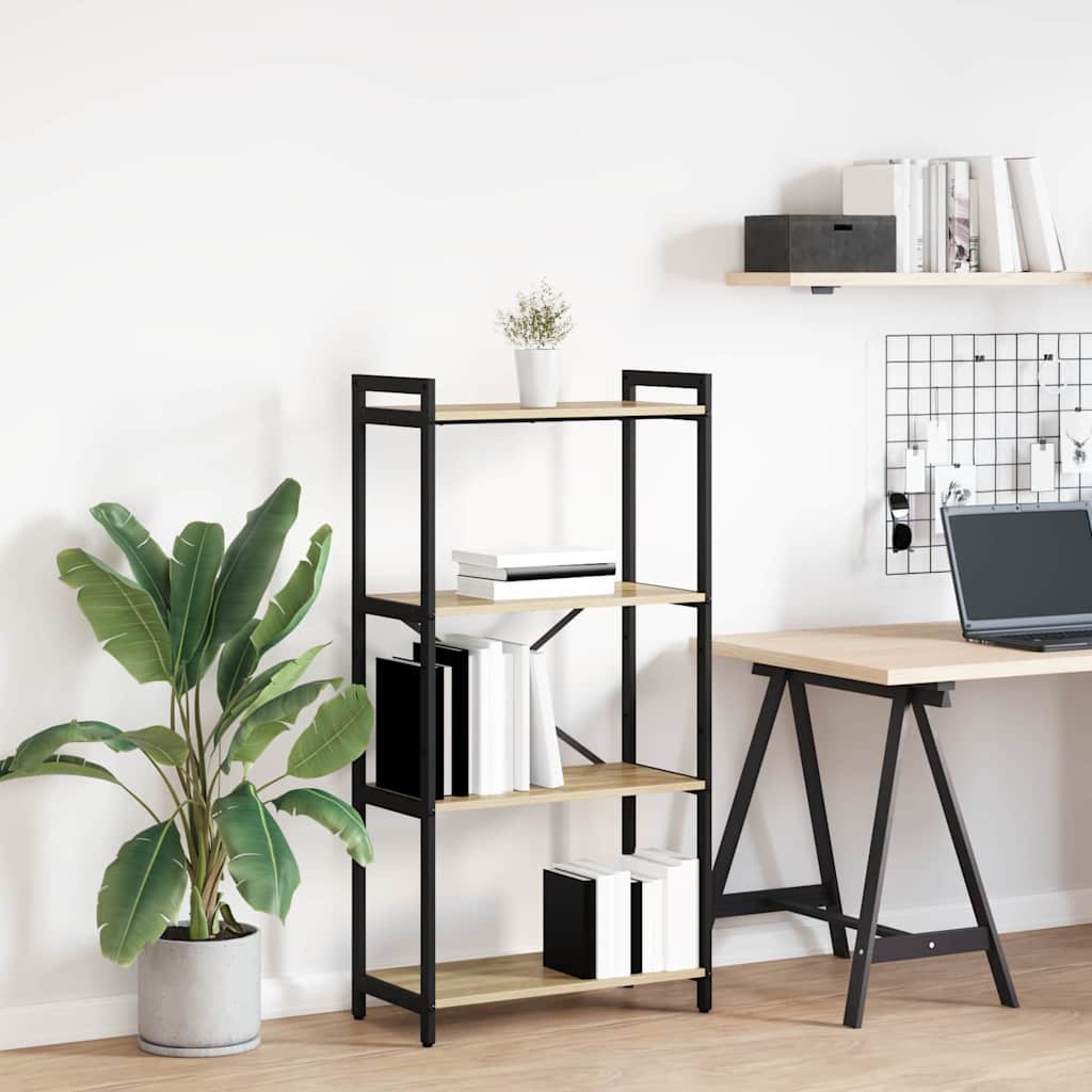 Bücherregal Sonoma Eiche 60 x 30 x 118 cm Holzwerkstoff