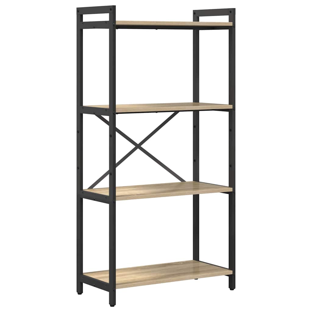 Bücherregal Sonoma Eiche 60 x 30 x 118 cm Holzwerkstoff