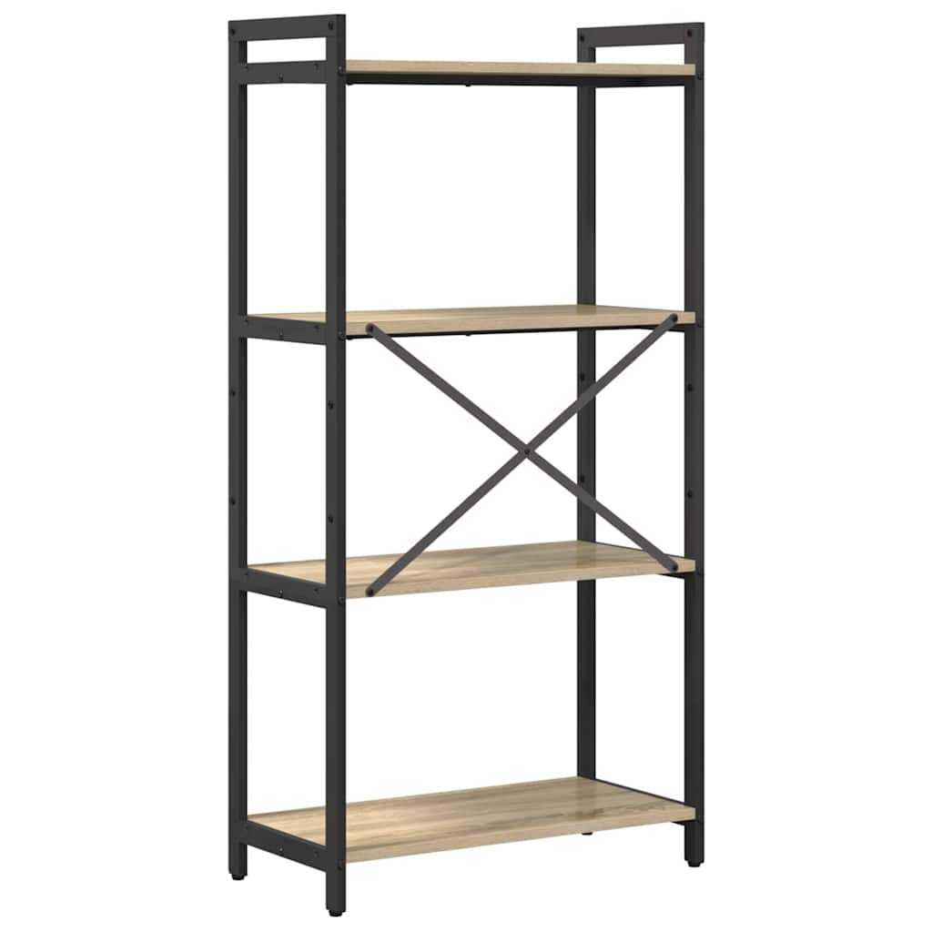 Bücherregal Sonoma Eiche 60 x 30 x 118 cm Holzwerkstoff