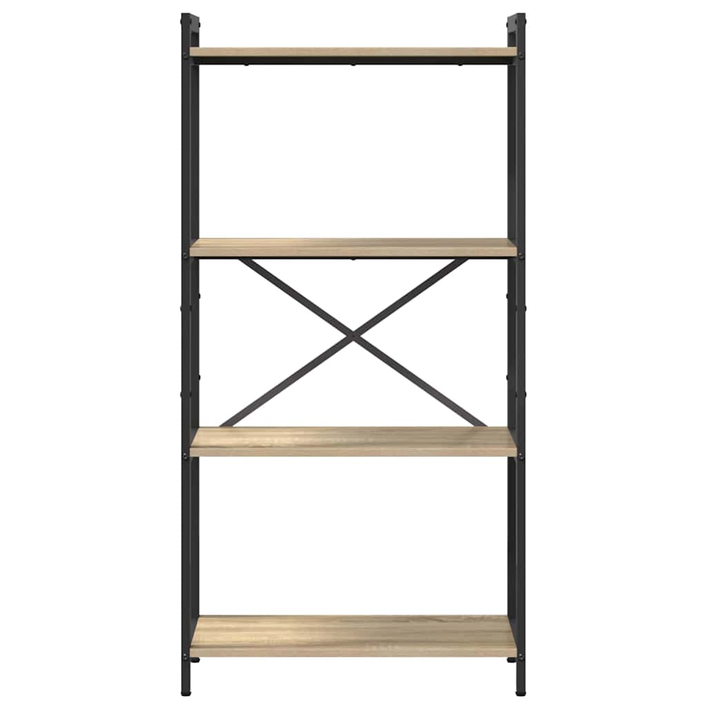 Bücherregal Sonoma Eiche 60 x 30 x 118 cm Holzwerkstoff