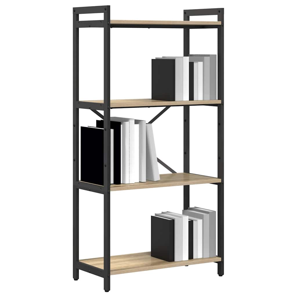 Bücherregal Sonoma Eiche 60 x 30 x 118 cm Holzwerkstoff