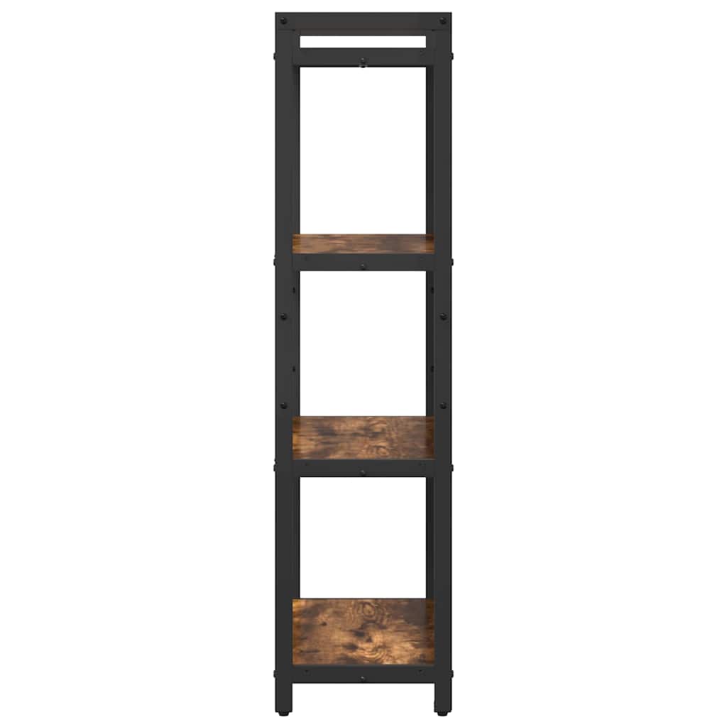 Bücherregal Räuchereiche 60 x 30 x 118 cm Holzwerkstoff
