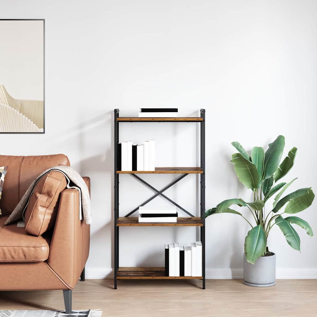 Bücherregal Altholz 60 x 30 x 118 cm Holzwerkstoff