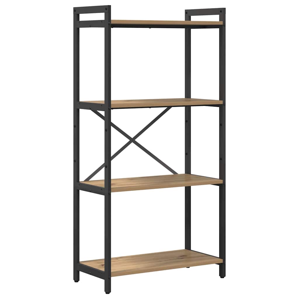 Bücherregal Eiche handwerklich 60 x 30 x 118 cm Holzwerkstoff