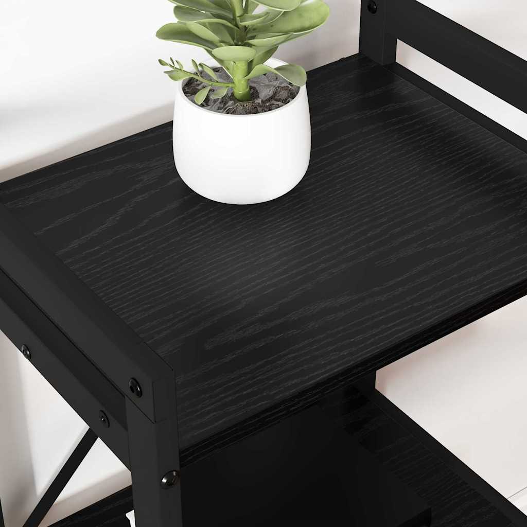 Bücherregal Schwarze Eiche 60 x 30 x 83 cm Holzwerkstoff