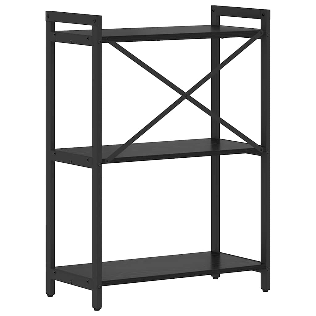 Bücherregal Schwarze Eiche 60 x 30 x 83 cm Holzwerkstoff