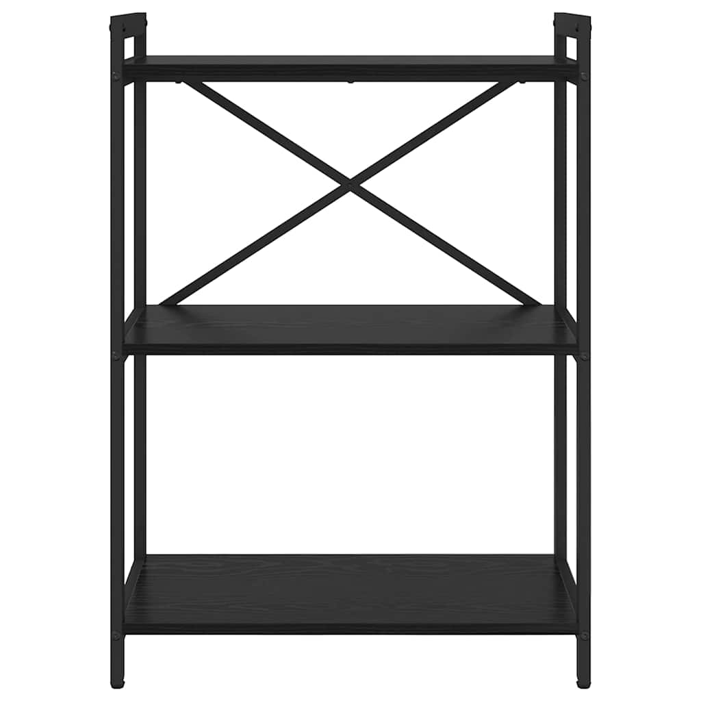 Bücherregal Schwarze Eiche 60 x 30 x 83 cm Holzwerkstoff