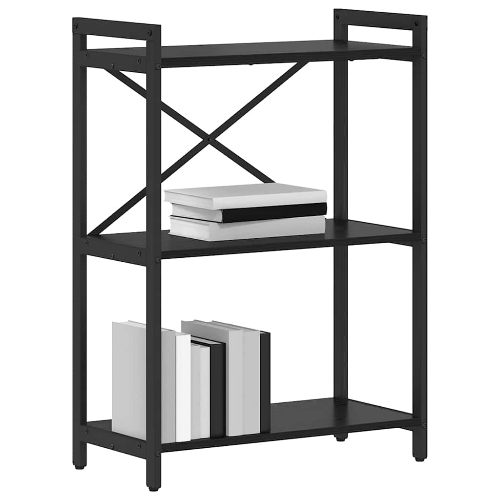Bücherregal Schwarze Eiche 60 x 30 x 83 cm Holzwerkstoff