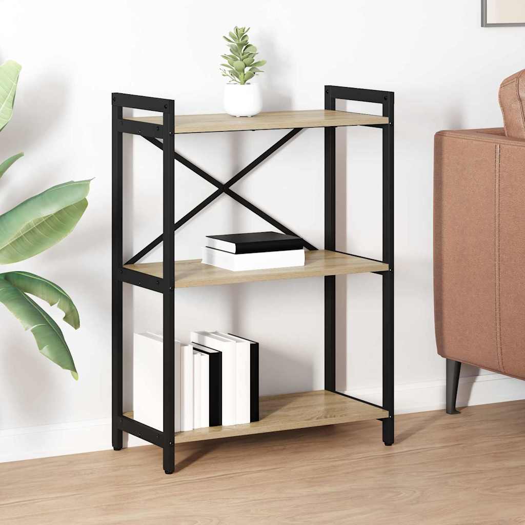 Bücherregal Sonoma Eiche 60 x 30 x 83 cm Holzwerkstoff