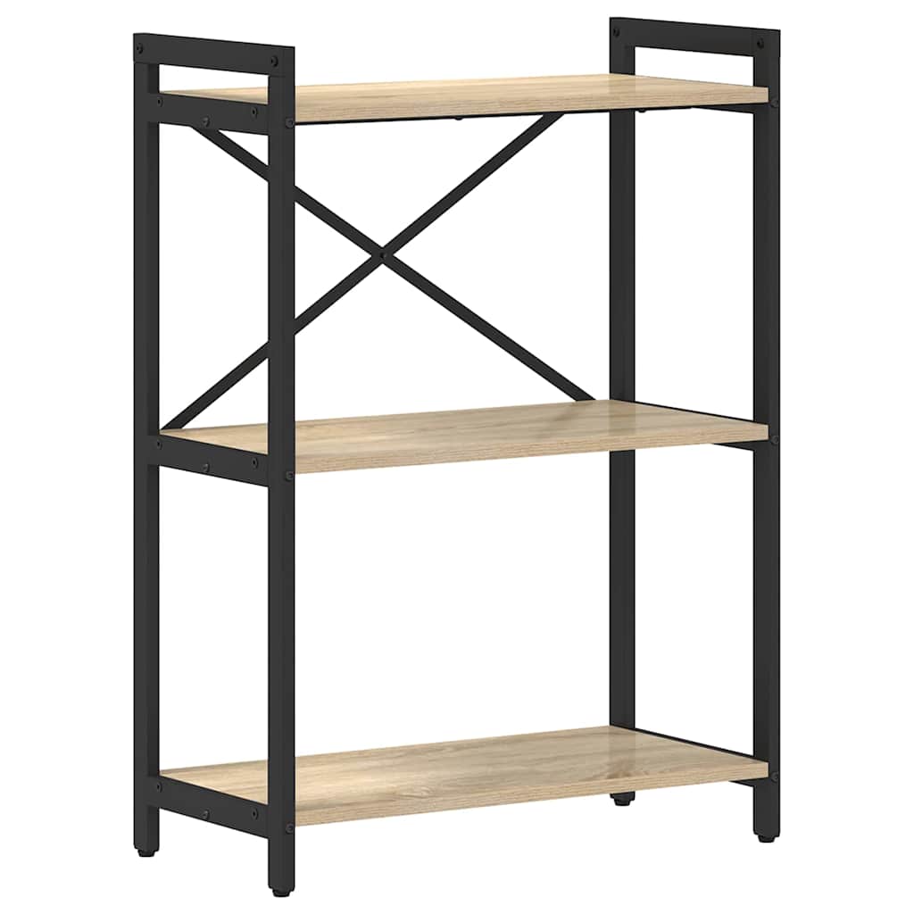 Bücherregal Sonoma Eiche 60 x 30 x 83 cm Holzwerkstoff