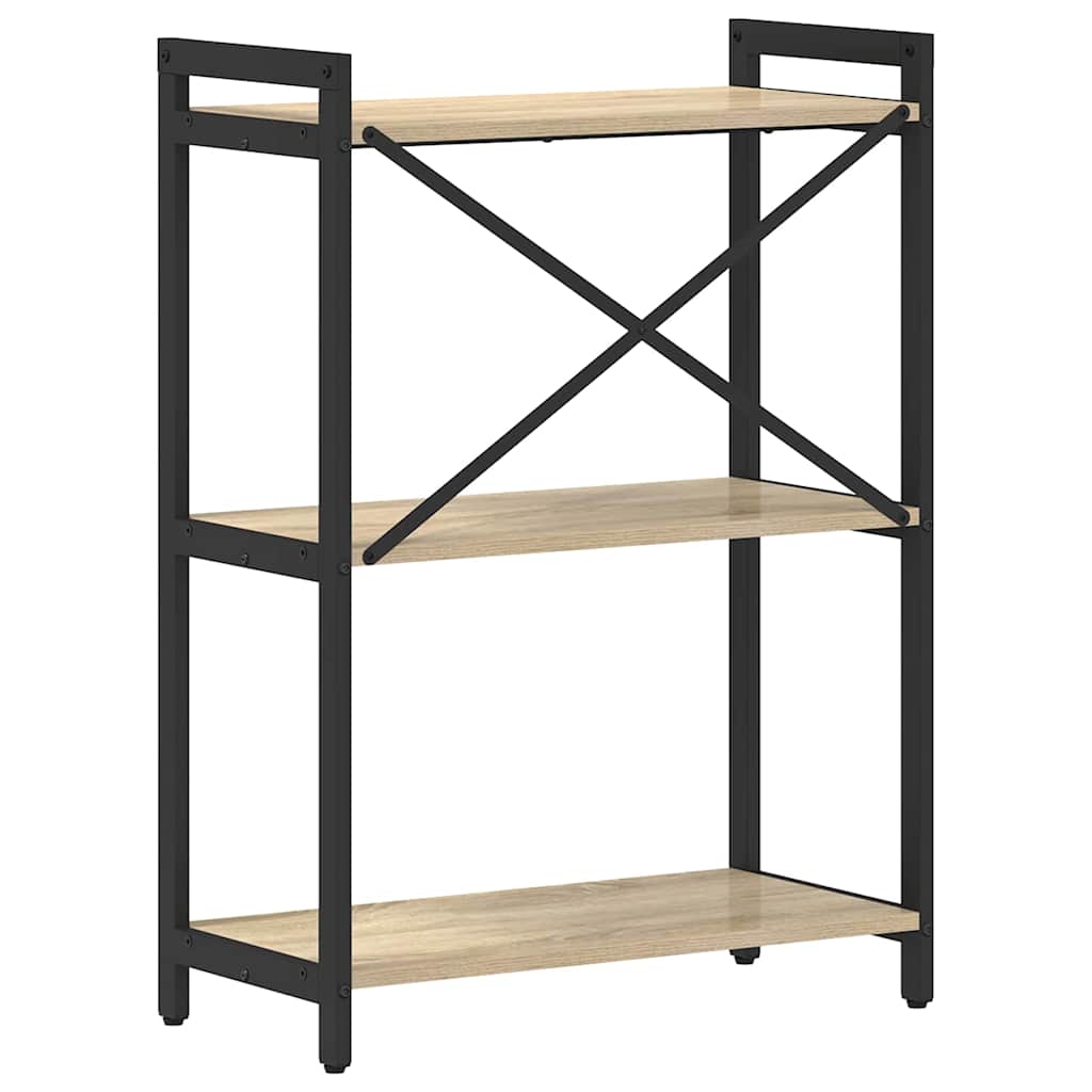 Bücherregal Sonoma Eiche 60 x 30 x 83 cm Holzwerkstoff