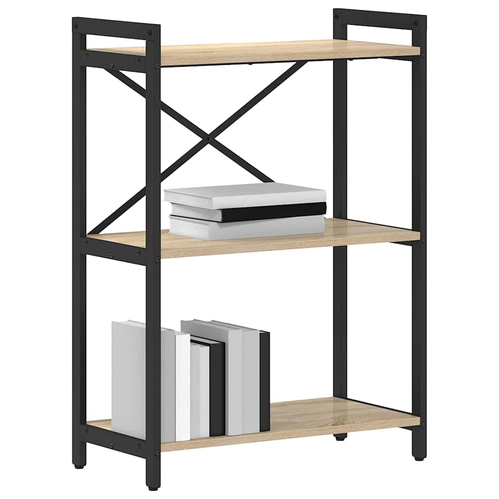 Bücherregal Sonoma Eiche 60 x 30 x 83 cm Holzwerkstoff