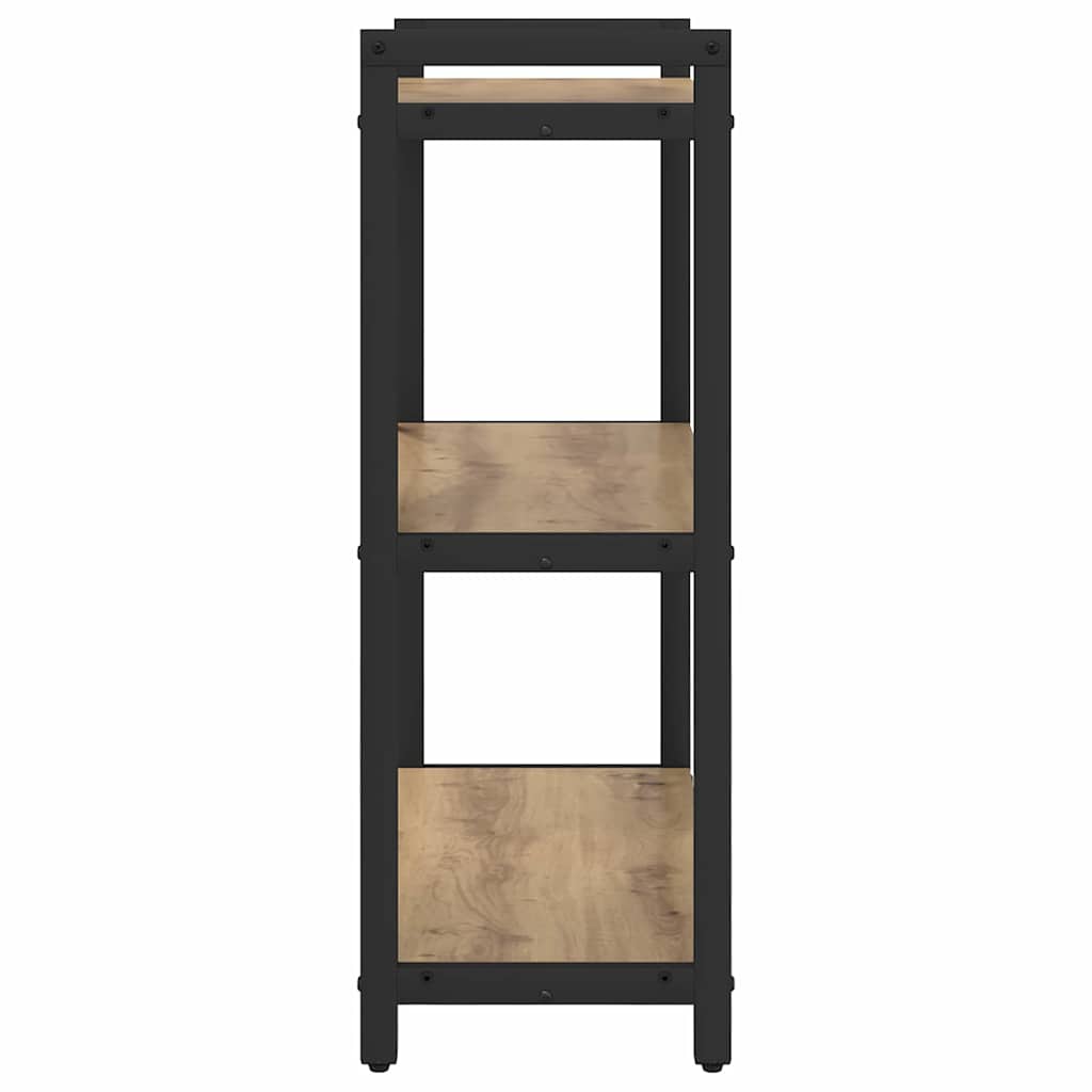 Bücherregal Eiche handwerklich 60 x 30 x 83 cm Holzwerkstoff