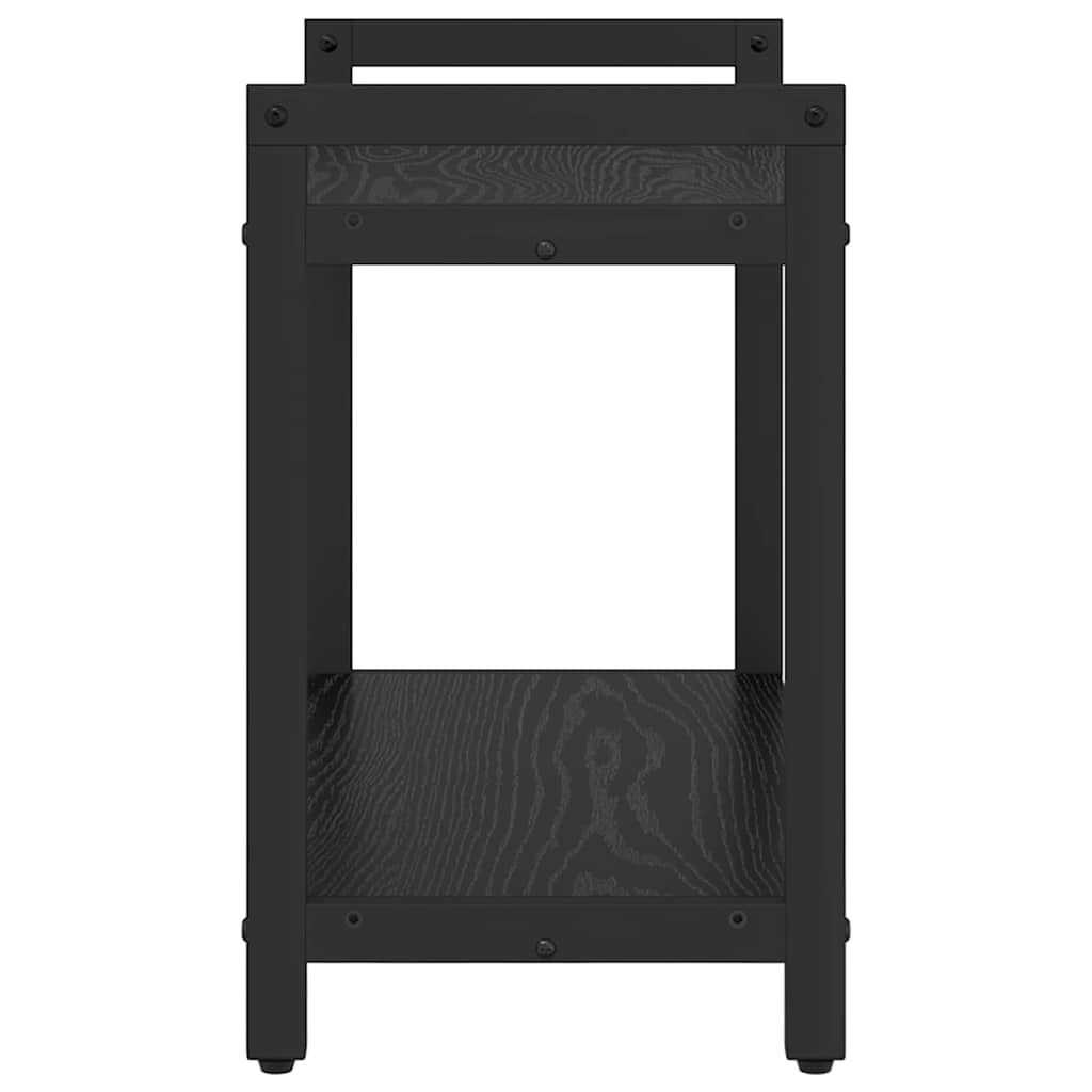 Bücherregal Schwarze Eiche 60 x 30 x 48,5 cm Holzwerkstoff