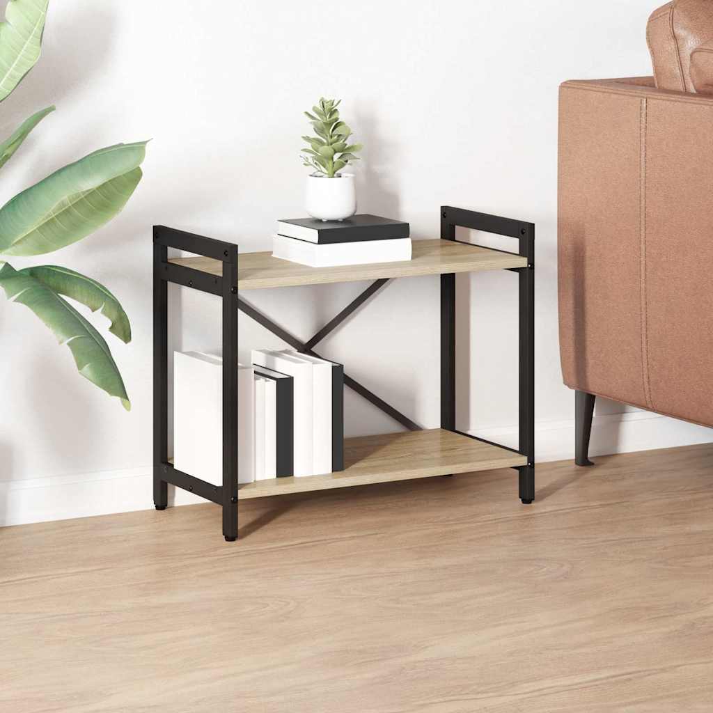 Bücherregal Sonoma Eiche 60 x 30 x 48,5 cm Holzwerkstoff