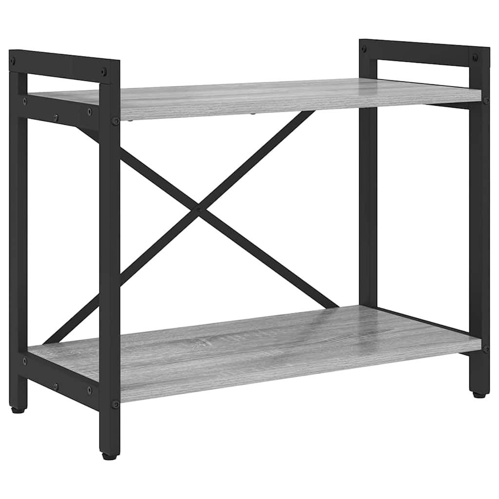 Bücherregal Grau Sonoma 60 x 30 x 48,5 cm Holzwerkstoff