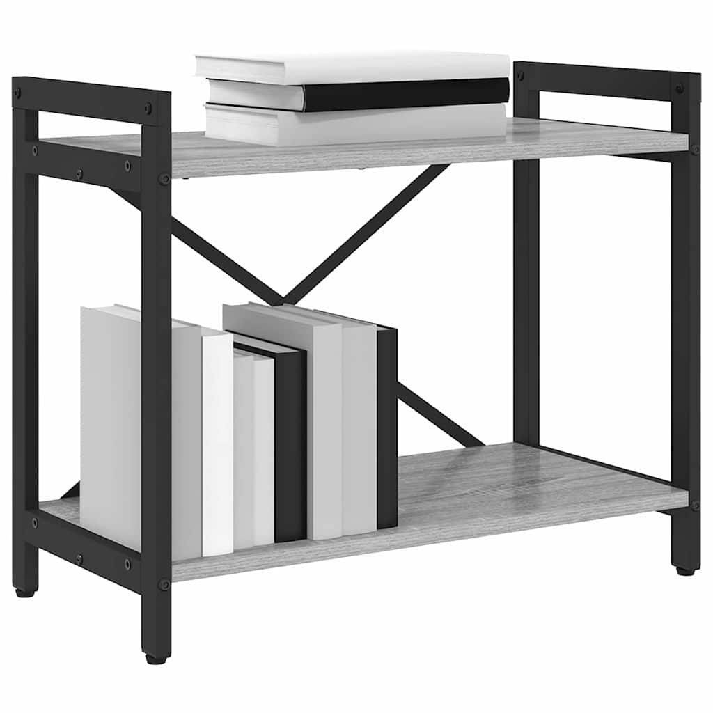 Bücherregal Grau Sonoma 60 x 30 x 48,5 cm Holzwerkstoff