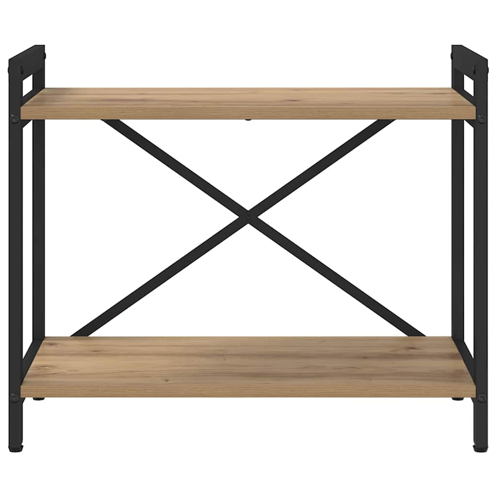 Bücherregal Eiche handwerklich 60 x 30 x 48,5 cm Holzwerkstoff