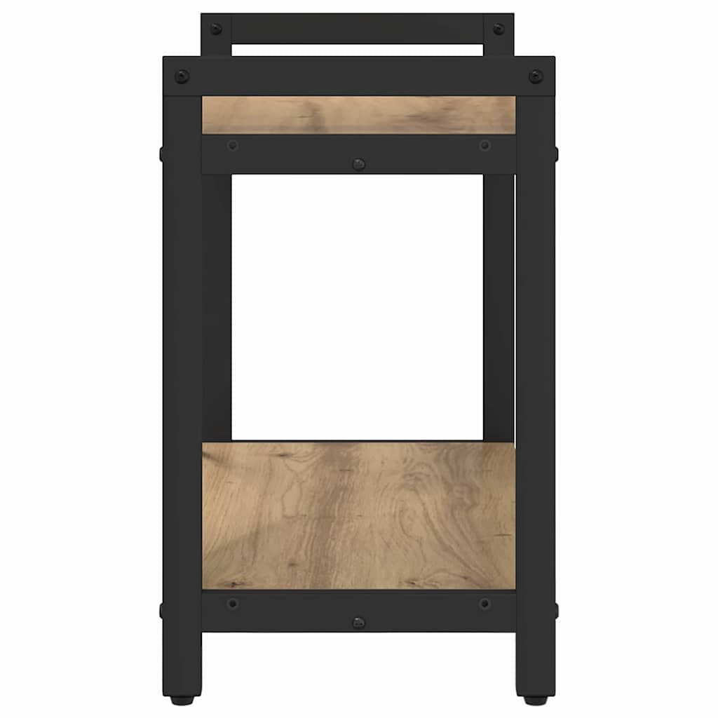 Bücherregal Eiche handwerklich 60 x 30 x 48,5 cm Holzwerkstoff