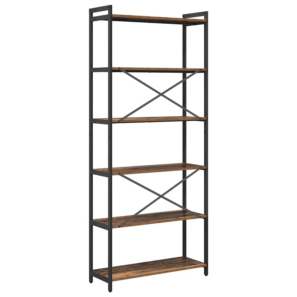 Bücherregal Altholz 80 x 30 x 188 cm Holzwerkstoff