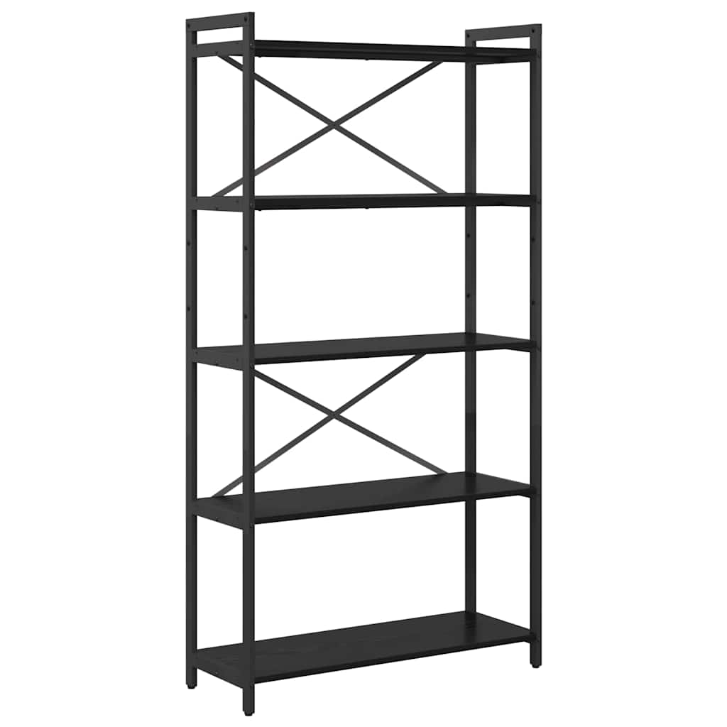 Bücherregal Schwarze Eiche 80 x 30 x 153 cm Holzwerkstoff