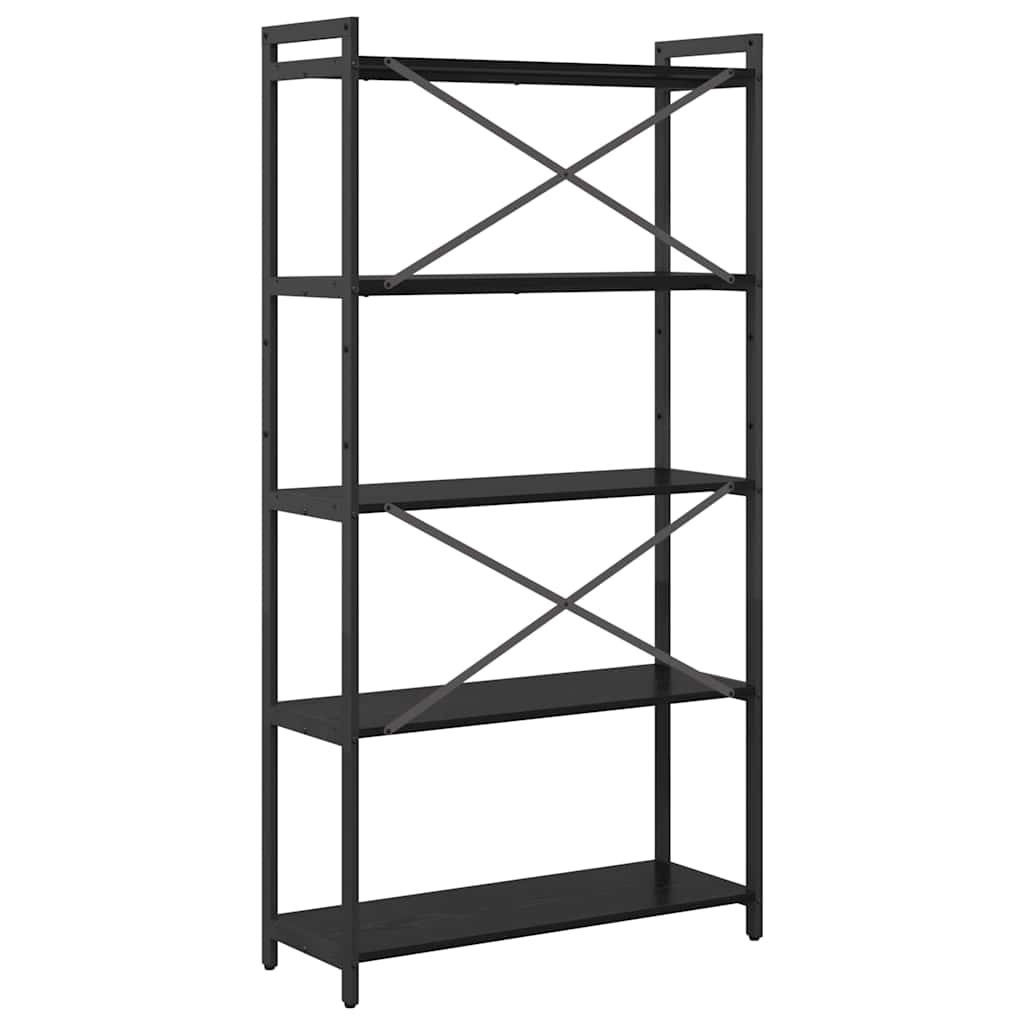 Bücherregal Schwarze Eiche 80 x 30 x 153 cm Holzwerkstoff