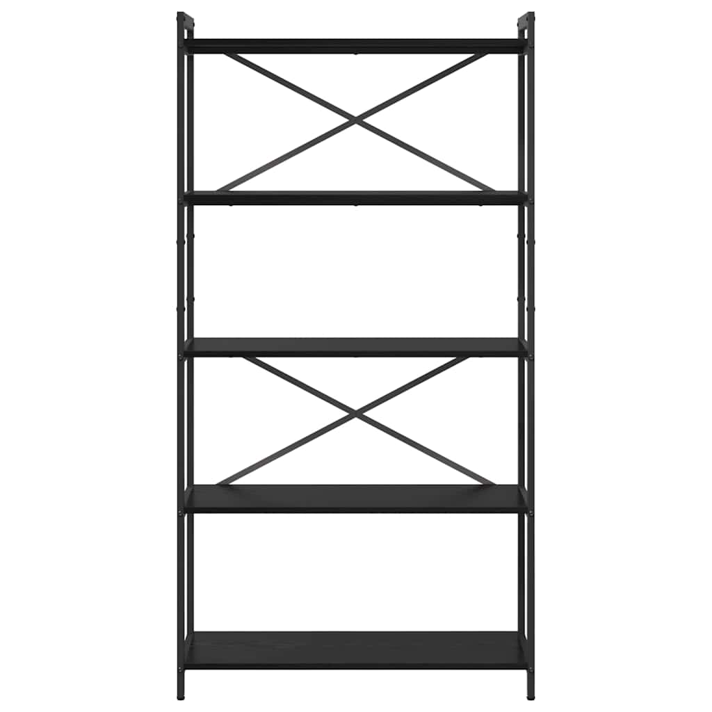 Bücherregal Schwarze Eiche 80 x 30 x 153 cm Holzwerkstoff