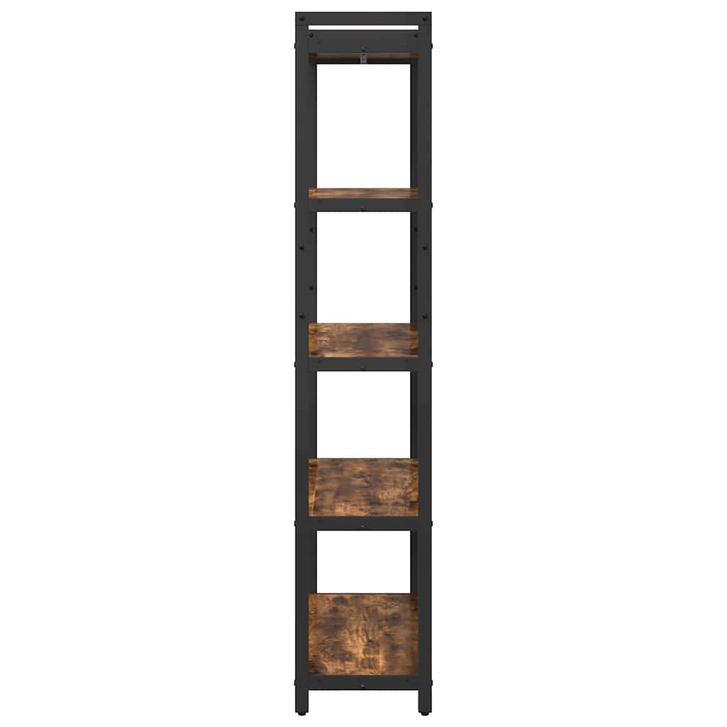 Bücherregal Räuchereiche 80 x 30 x 153 cm Holzwerkstoff