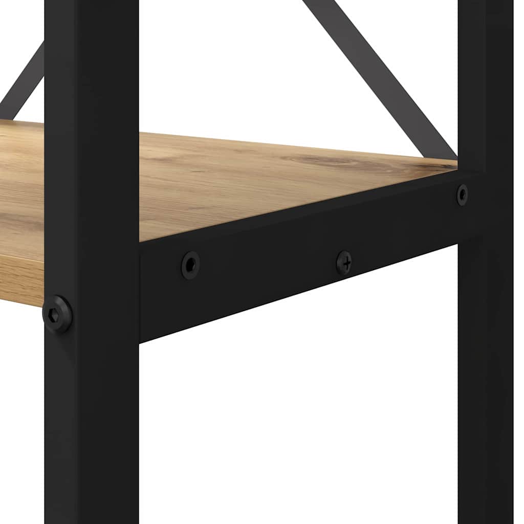 Bücherregal Eiche handwerklich 80 x 30 x 153 cm Holzwerkstoff