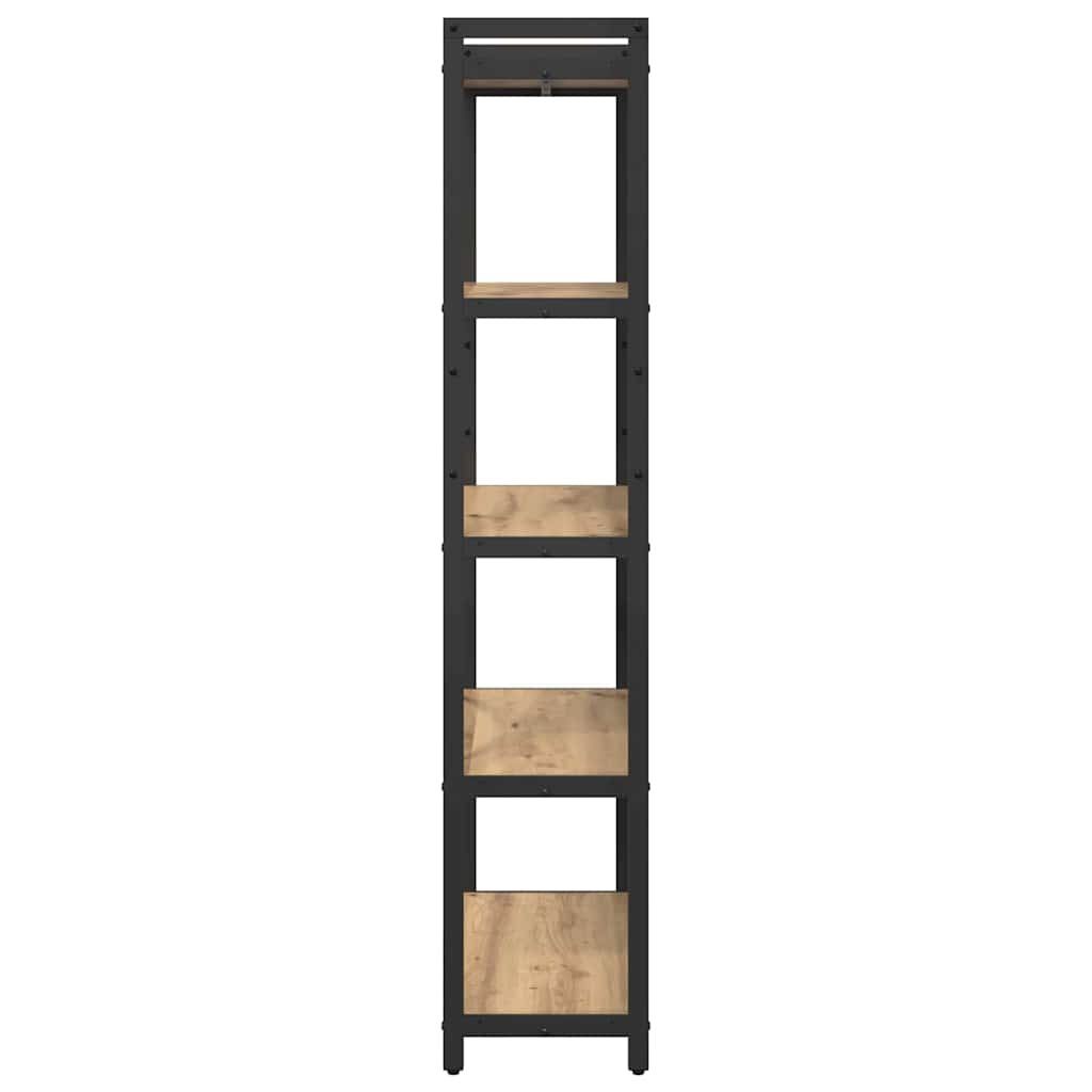Bücherregal Eiche handwerklich 80 x 30 x 153 cm Holzwerkstoff