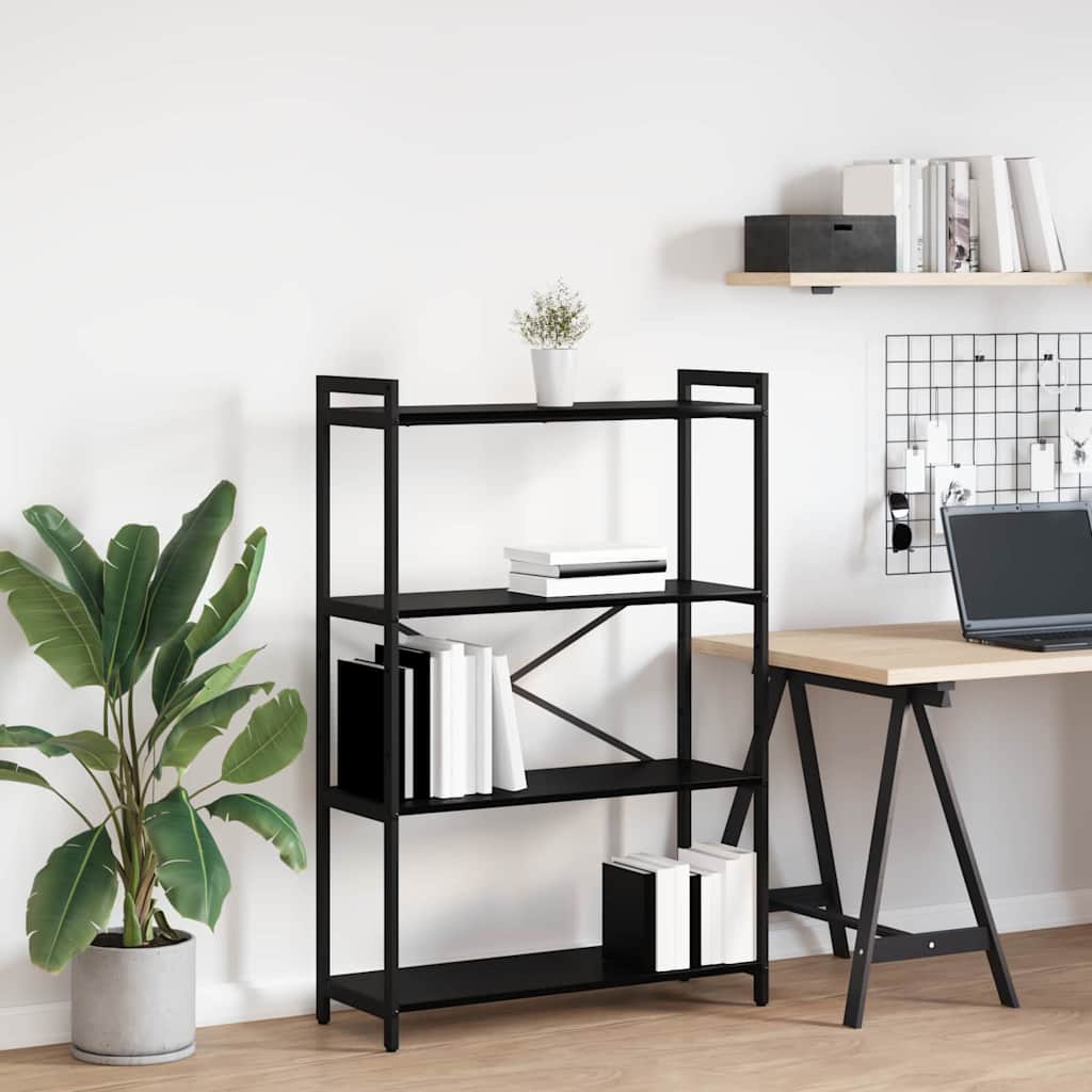 Bücherregal Schwarze Eiche 80 x 30 x 118 cm Holzwerkstoff